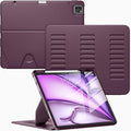 VIKESI Case for iPad Air 13 inch (M4) 2026 / (M3) 2025 / (M2) 2024Multiple Angles Magnetic Stand CoverShockproof Soft BackPencil Holderand Auto Sleep/WakeDark Purple