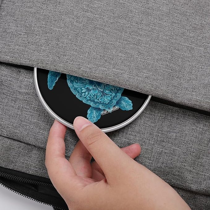 Turtles Hawaiian Mandala Phone Charger Magnetic Charging Pad Anti-Slip with USB Cable