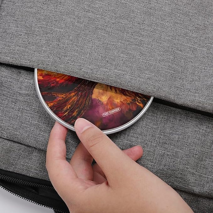 Phoenixes Soaring Flame Sky Phone Charger Magnetic Charging Pad Anti-Slip with USB Cable
