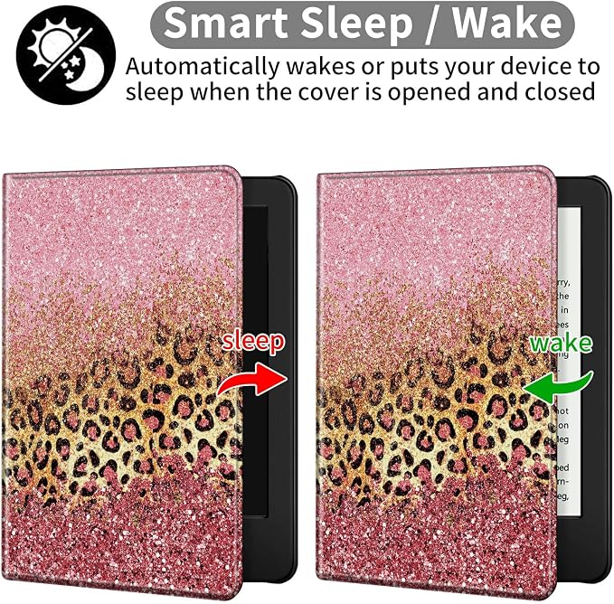 Pink Glitter Leopard
