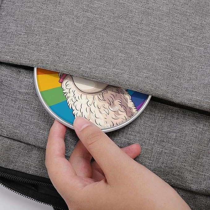Llama Alpaca Wireless Charger Anti-Slip Wireless Charging Pad Slim Charger Mat for Men Women
