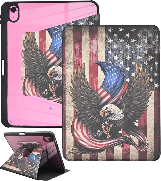 Bald Eagle American Flag