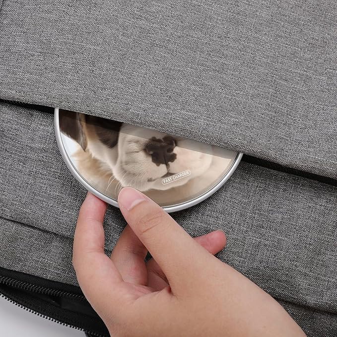 Dog Puppies Wireless Charger Fast Wireless Charging Pad with USB Cable 10W Anti-Slip Magnetic Wireless Charger Portable Slim Charger Puck Travel Charging Station