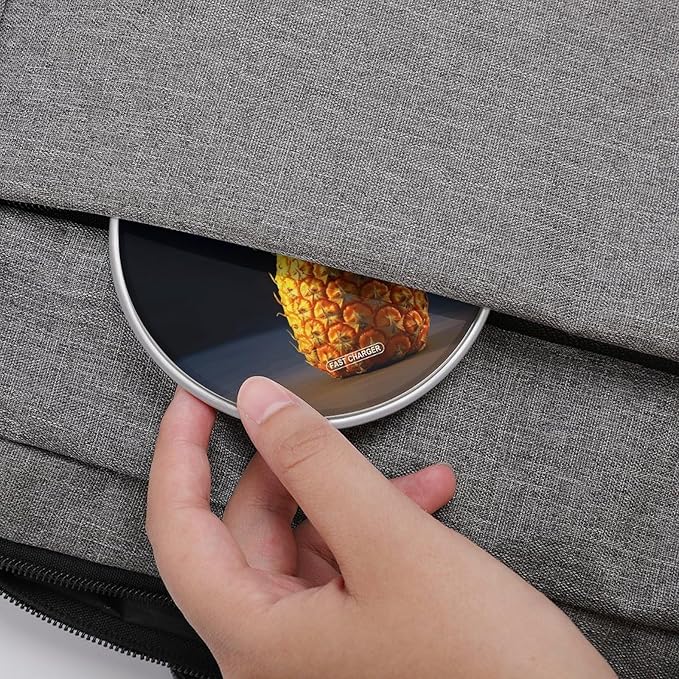 Pineapple Fruit Wireless Charger Fast Wireless Charging Pad with USB Cable 10W Anti-Slip Magnetic Wireless Charger Portable Slim Charger Puck Travel Charging Station