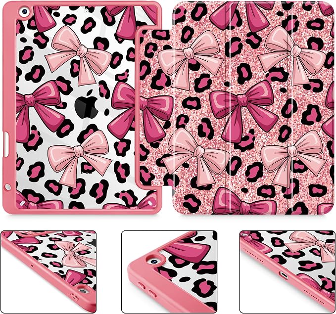 Leopard print bow