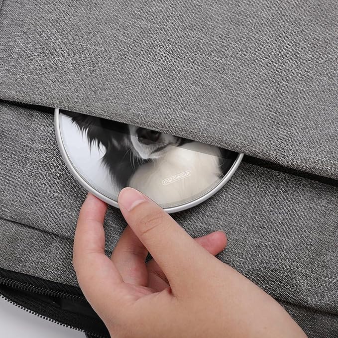 Border Collie Wireless Charger Fast Wireless Charging Pad with USB Cable 10W Anti-Slip Magnetic Wireless Charger Portable Slim Charger Puck Travel Charging Station