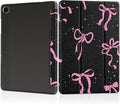 DONGKE Case for Samsung Galaxy Tab A11 Plus A11+ 11 inch (2025/2026) &amp Tab A9 Plus A9+ 11 inch (2024/2023) Slim Smart Stand Cover with Translucent Hard Back Auto Wake/Sleep - Bows &amp Stars