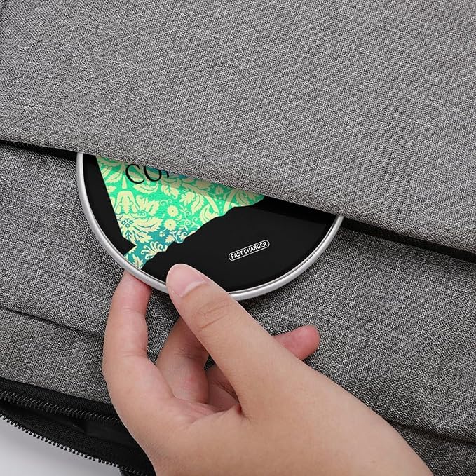 Connecticut Map Tie Dye Phone Charger Magnetic Charging Pad Anti-Slip with USB Cable